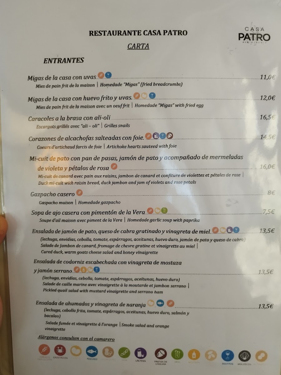 Menu Restaurante Casa Patro-4